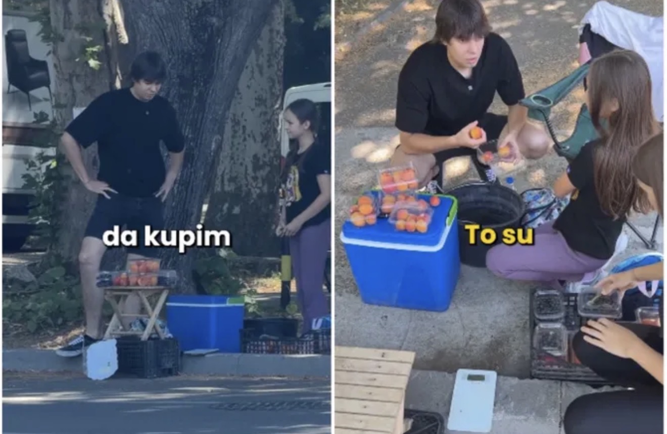 Za celu gajbu voća devojčice tražile samo 1.700 DINARA! Luka&hellip;
