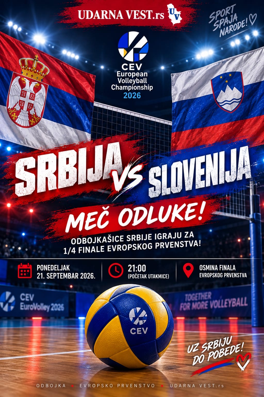 Srbija doživela debakl protiv Slovenije i završila EP: Novo čudo izostalo, Orlovi se prekasno probudili