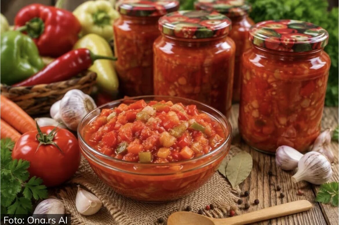 Lovačka salata je kraljica zimnice uz meso: Jednostavan recept od paradajza i paprike koji uvek uspeva