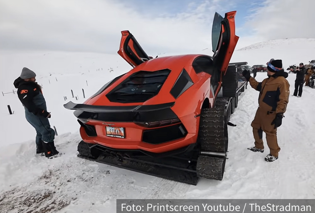 Kad Lamborghini luduje po snegu: Poznati jutjuber u uzbudljivoj akciji (VIDEO)
