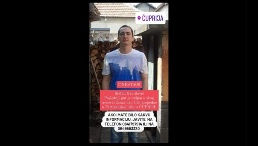 Nestao Stefan (37) iz Ćuprije: Teča ga video da ide ka gradu, a onda su stigle UZNEMIRUJUĆE VESTI (FOTO)