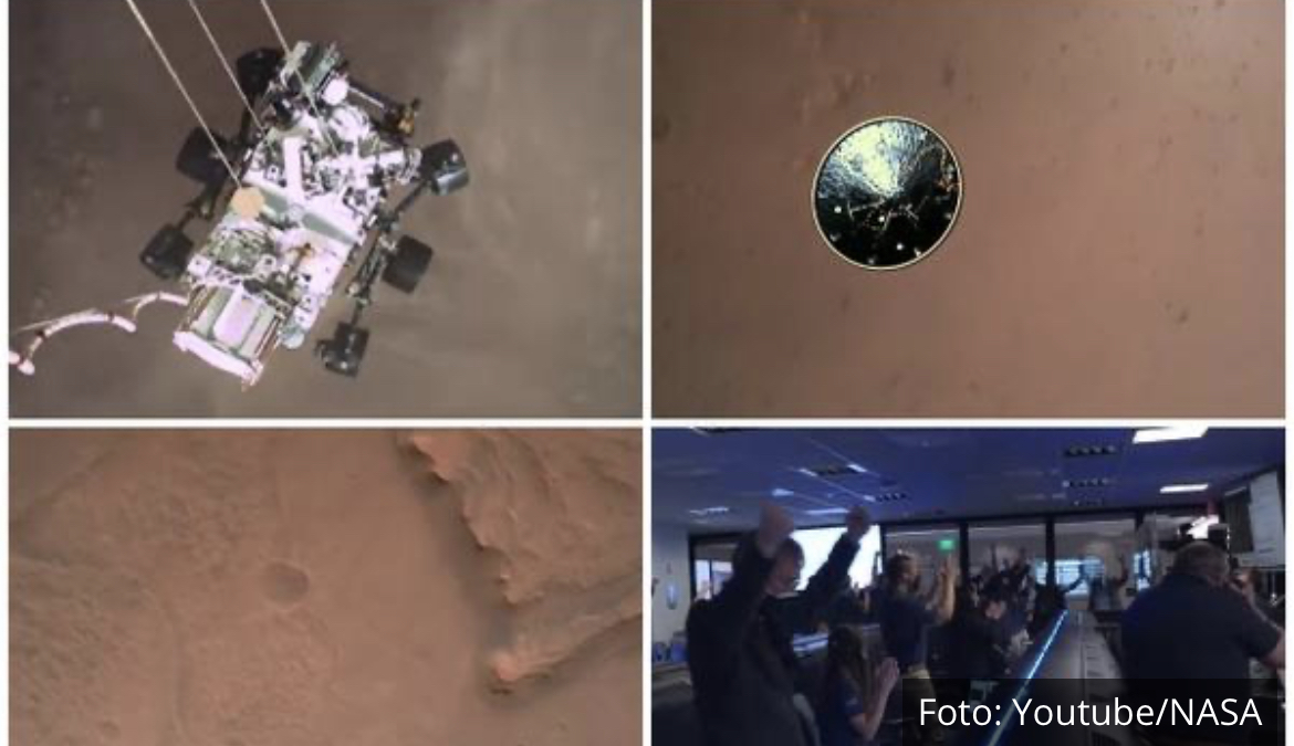 POGLEDAJTE KAKO JE IZGLEDALO SLETANJE ROVERA NA MARS: Objavljeni prvi snimci sa crvene planete (VIDEO)