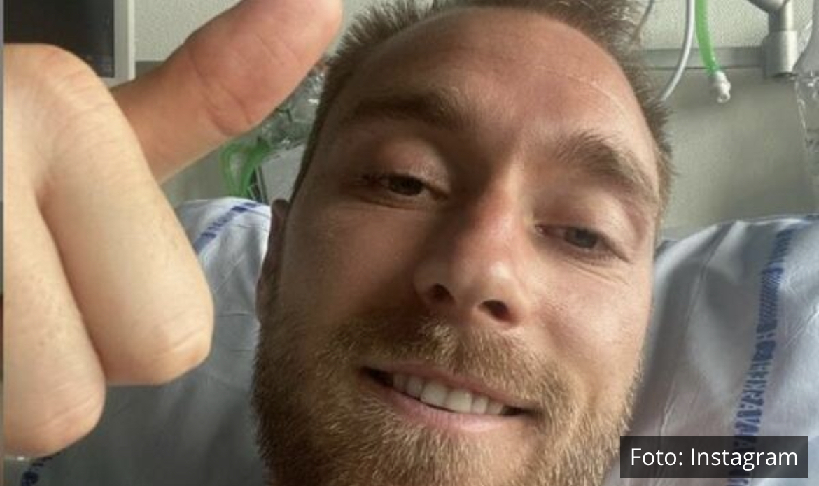 PRVA FOTOGRAFIJA KRISTIJANA ERIKSENA IZ BOLNICE: Danski fudbaler objavio selfi uz poruku koja ODZVANJA! (FOTO)