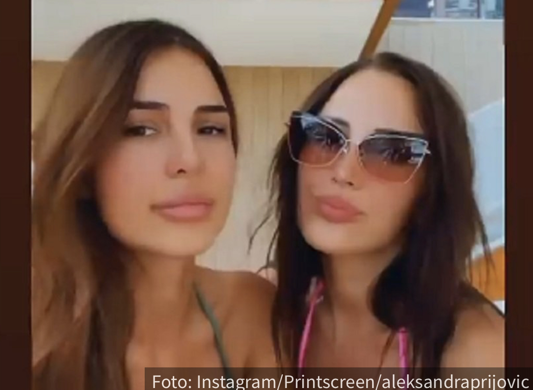 Prijovićka i njena mama SKOČILE u bazen i ZAIGRALE, a tu je i Anastasija Ražnatović (VIDEO)