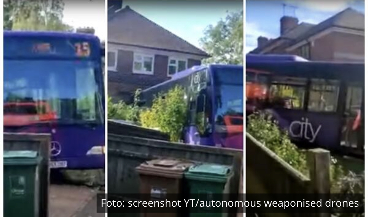 ZASTRAŠUJUĆI SNIMAK! Autobus se zakucao u kuću, dok je domaćin sedeo za trpezarijskim stolom VIDEO