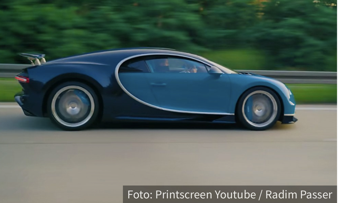 ZVER NA AUTOBANU: Kako izgleda kada Bugatti Chiron juri 400 na sat (VIDEO)