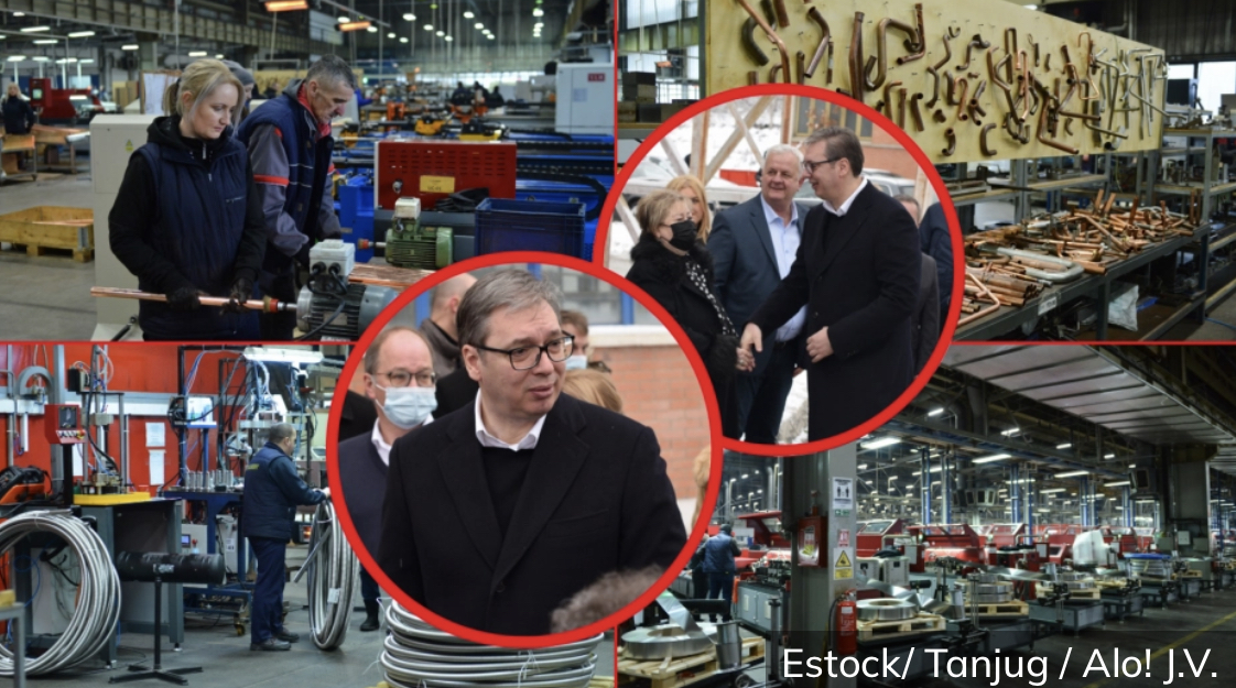 (UŽIVO) VUČIĆ U PRIBOJU Predsednik posetio fabriku „Inmold“(VIDEO)