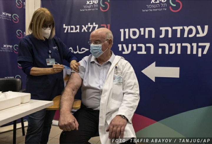 PRVI REZULTATI NAKON ČETVRTE DOZE VAKCINE Izraelski premijer: Povećava nivo antitela PET PUTA