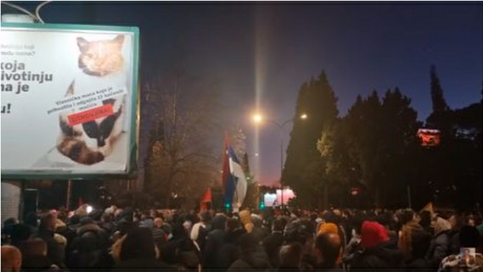 U Crnoj Gori održani još jedni protesti: „Branimo narodnu volju, neprihvatljive su manjinske vlade“