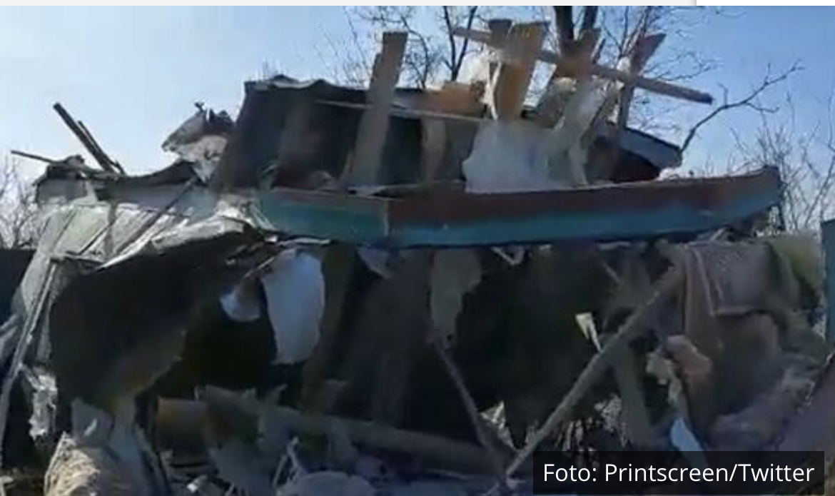 OSTALI SAMO DUGMIĆI: Pogledajte kako je ukrajinski projektil uništio ruski granični punkt u Rostovu VIDEO