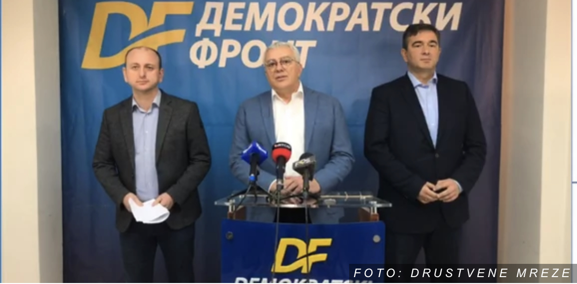 Demokratski front (DF): Blokiraćemo celu Crnu Goru ako se napravi DOGOVOR SA DPS-om