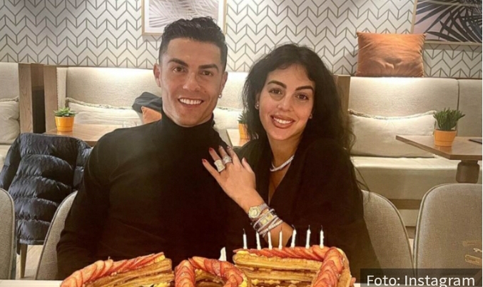 Svi gledaju u Ronaldov tanjir: Umesto rođendanske torte, evo šta je Kristijano jeo (FOTO)