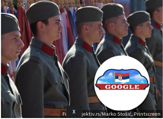 SRPSKA zastava osvanula na Guglu: Kompanija raširila TROBOJKU na internetu povodom Dana državnosti (FOTO)
