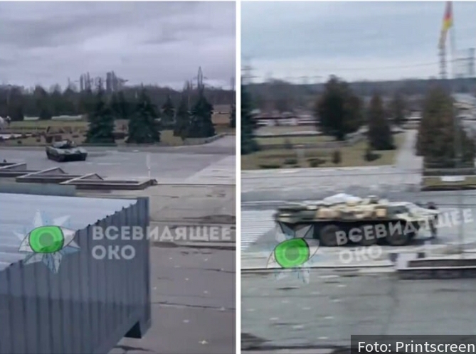 Prvi snimci ruskih tenkova kod ČERNOBILJA: Zelenski potvrdio da su Rusi zauzeli elektranu (VIDEO)