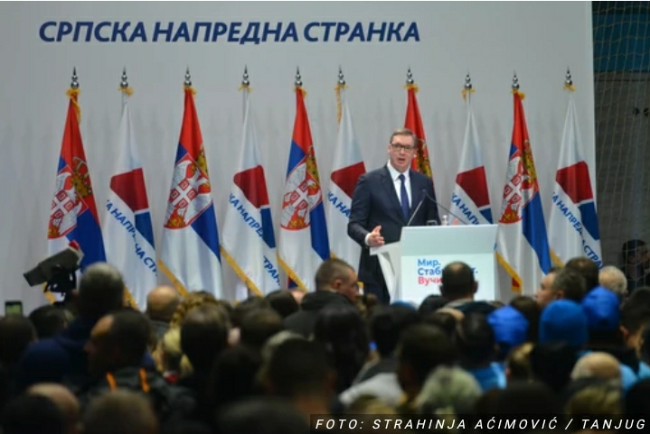 SNS danas predaje potpise za kandidaturu Vučića za predsednika Srbije