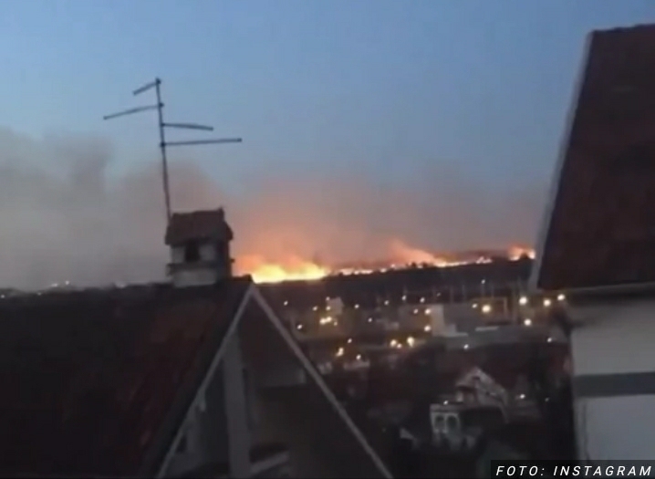 BESNI VELIKI POŽAR U BEOGRADU! Vatra bukti u blizini Miljakovačkih staza (VIDEO)