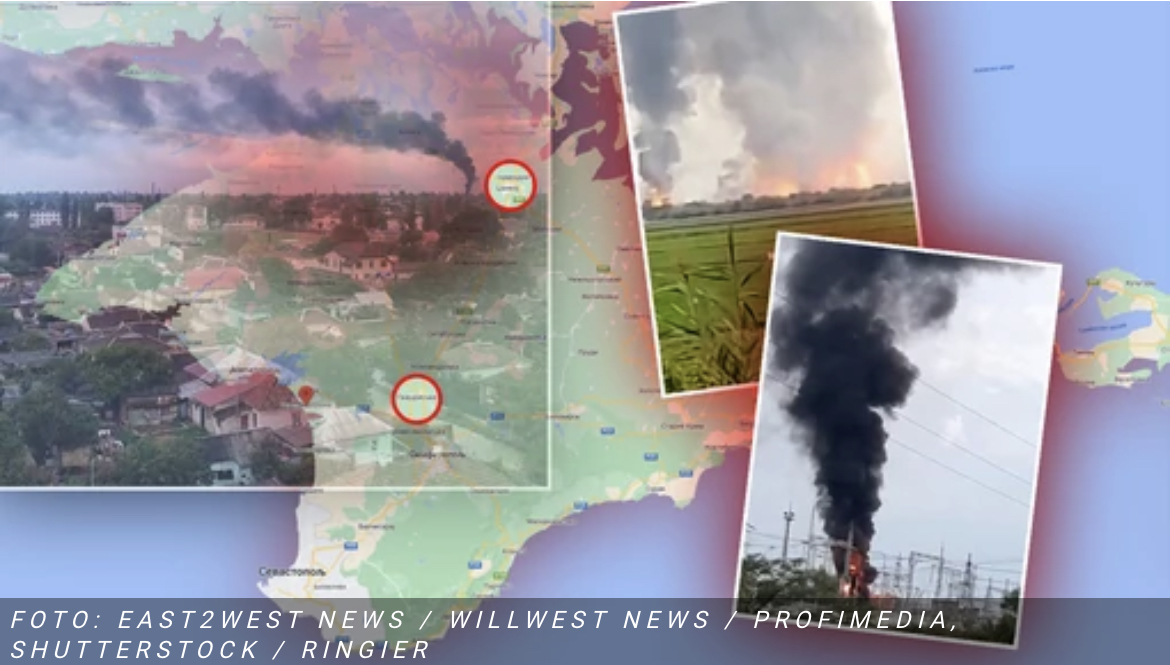 NOVA EKSPLOZIJA NA KRIMU Oblaci dima iznad ruske vojne baze, na poluostrvu VANREDNA SITUACIJA: „Ovo je sabotaža!“