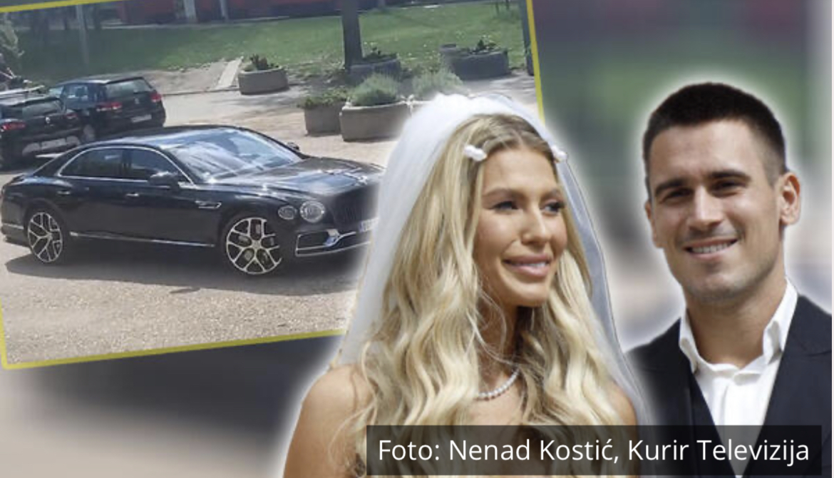 ZVER OD 390.000 €! U ovom luksuznom automobilu Novakov brat i snajka stigli su na venčanje!