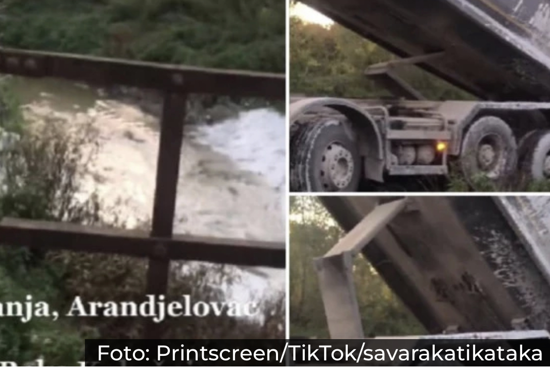 EKOLOŠKI GENOCID! Firma „ArBag“ prosipa otpadne materije u reku Kubrušnicu! (VIDEO)