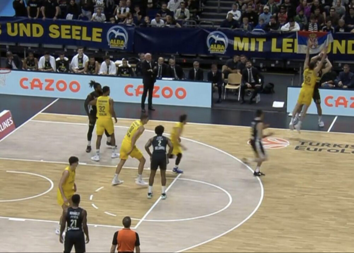 PARTIZANU PRESEO POVRATAK U EVROLIGU: Alba surovo kaznila sve greške crno-belih VIDEO 