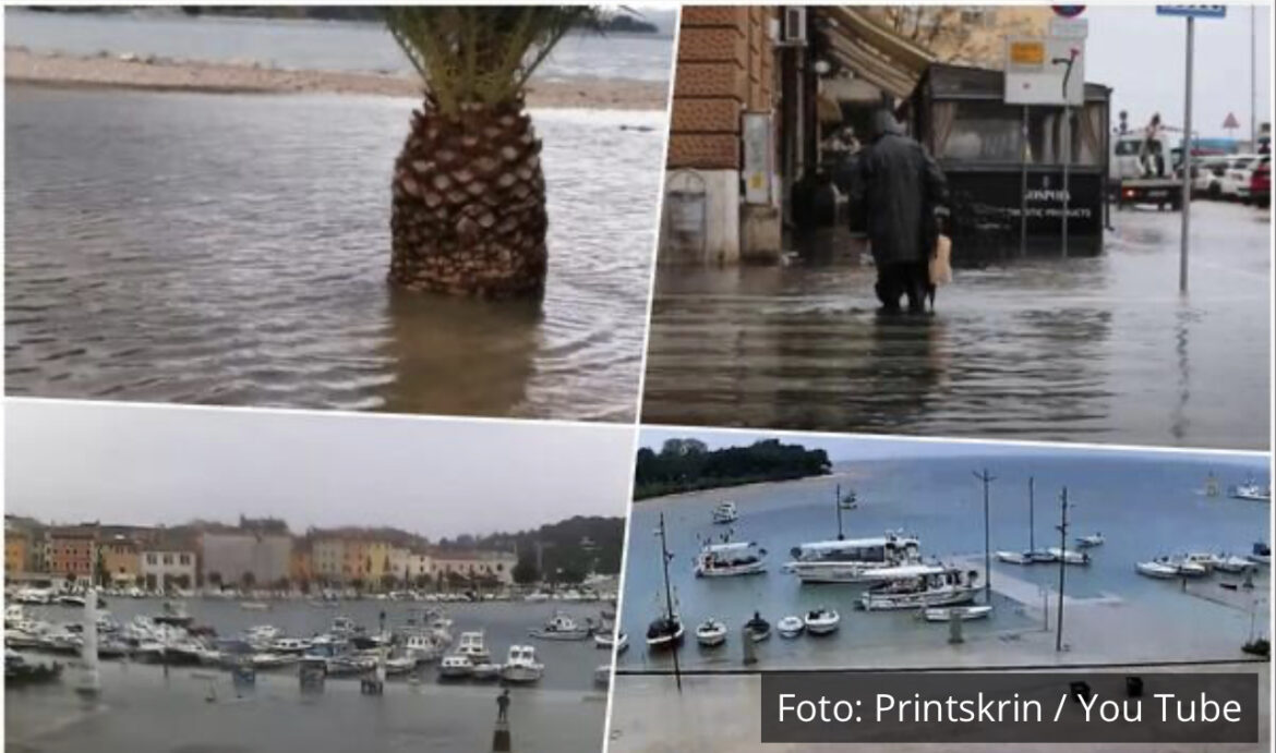 SNAŽNO NEVREME U HRVATSKOJ NE MIRUJE: Poplave u više gradova, oboreno drveće na ulicama, VODA PRODRLA U KUĆE (VIDEO)