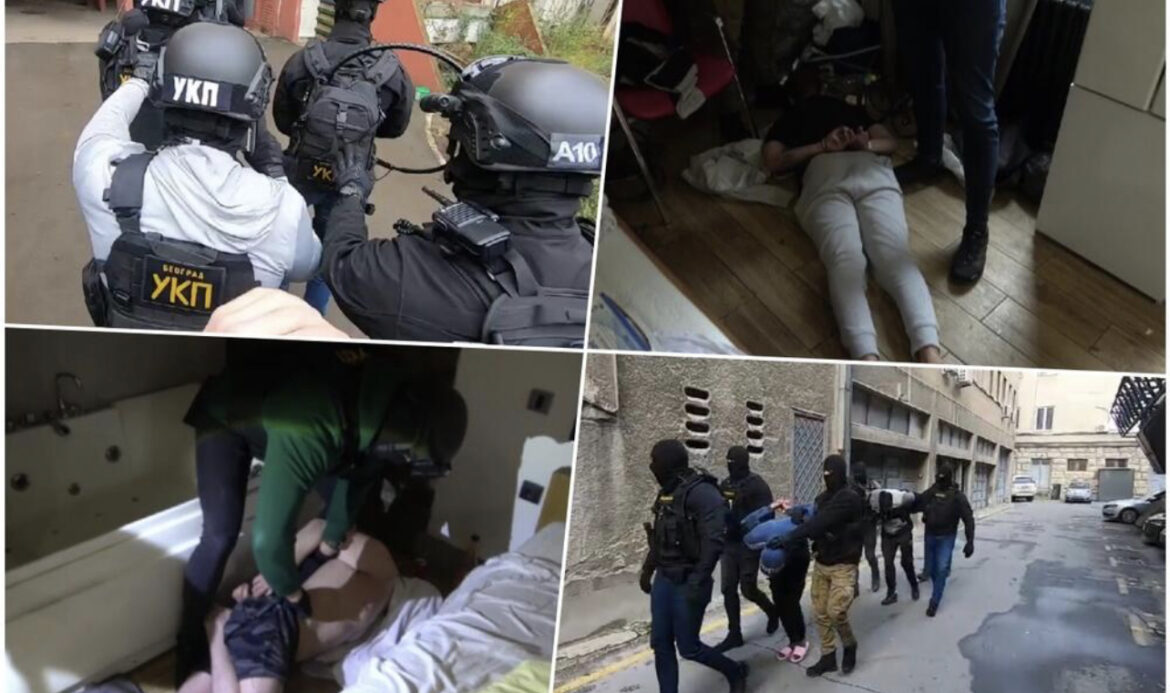 NOVI SNIMAK HAPŠENJA OSUMNJIČENIH ZA UBISTVO ESKOBARA: Pogledajte upad policije u štek stan na Novom Beogradu, evo šta su zatekli