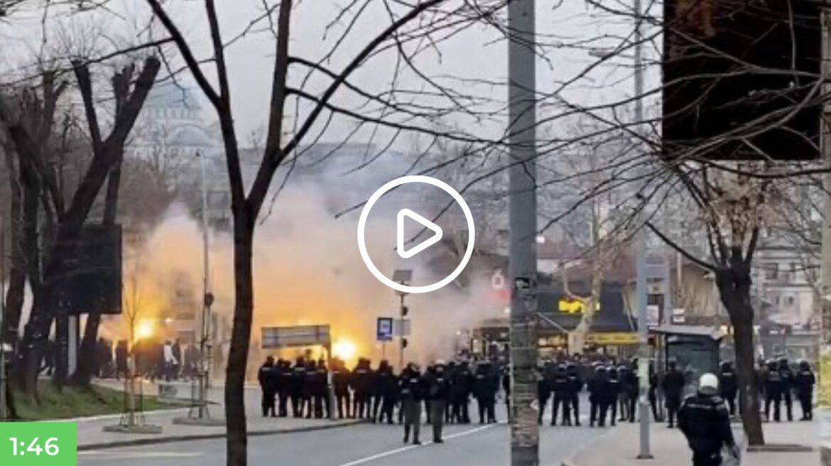 Pogledajte korteo Grobara ka Marakani uz prozivke Zvezdi i reakciju Delija kad su ih videli sa severa