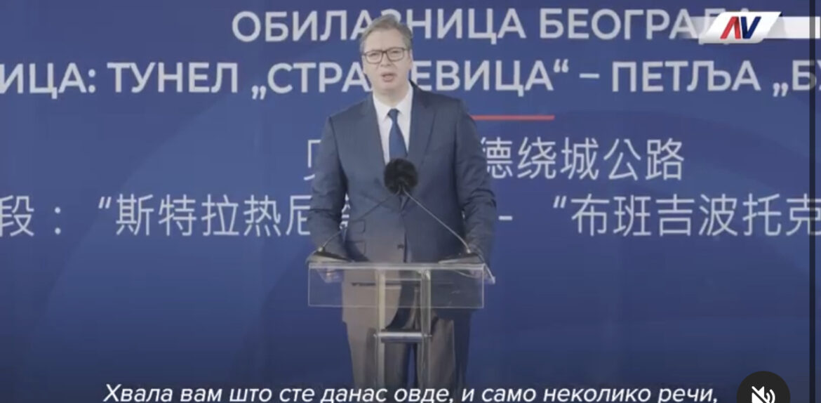 „VREME JE DA GLEDAMO U BUDUĆNOST“ Predsednik Vučić: I na primeru obilaznice oko Beograda vidi se koliko je Srbija ojačala (VIDEO)
