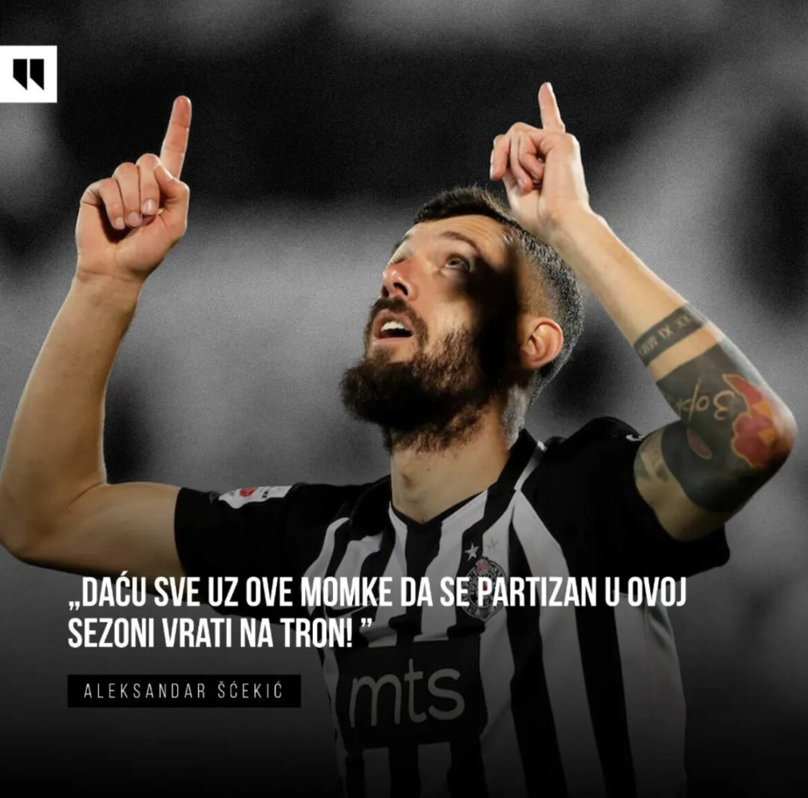 ŠČEKIĆ SE VRATIO U PARTIZAN, A ONDA PORUČIO ZVEZDI: Daću sve od sebe da crno-beli opet budu na tronu!
