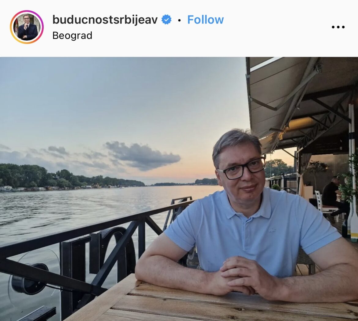 PREDSEDNIK VUČIĆ OBJAVIO SLIKU SA REKE: Meni je Sava najdraža, vratio sam se 30 godina unazad (FOTO)