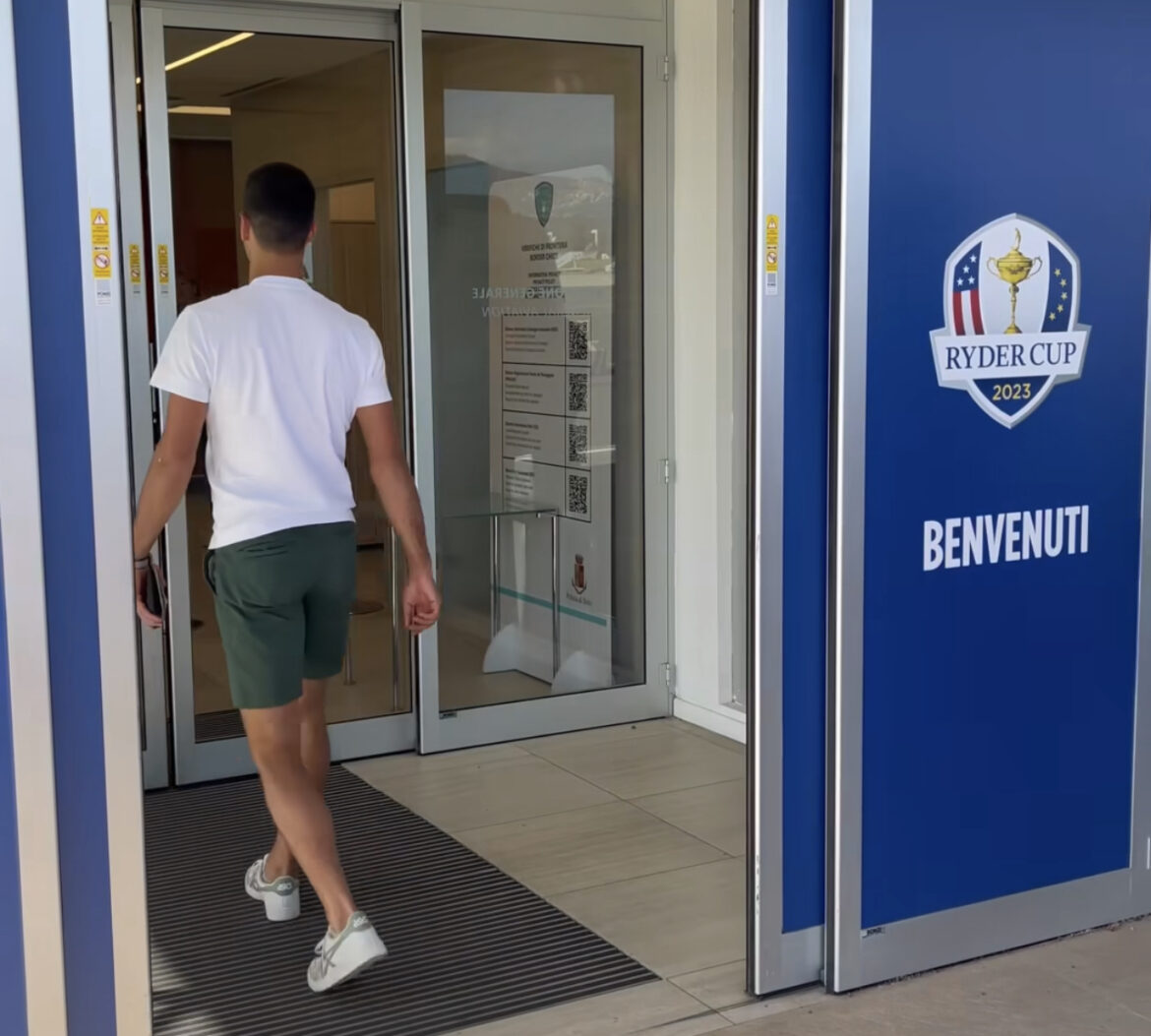„Buongiorno Roma“ Novak Đoković stigao u Italiju, igraće golf turnir Ševčenkom, Bejlom i Sainsom