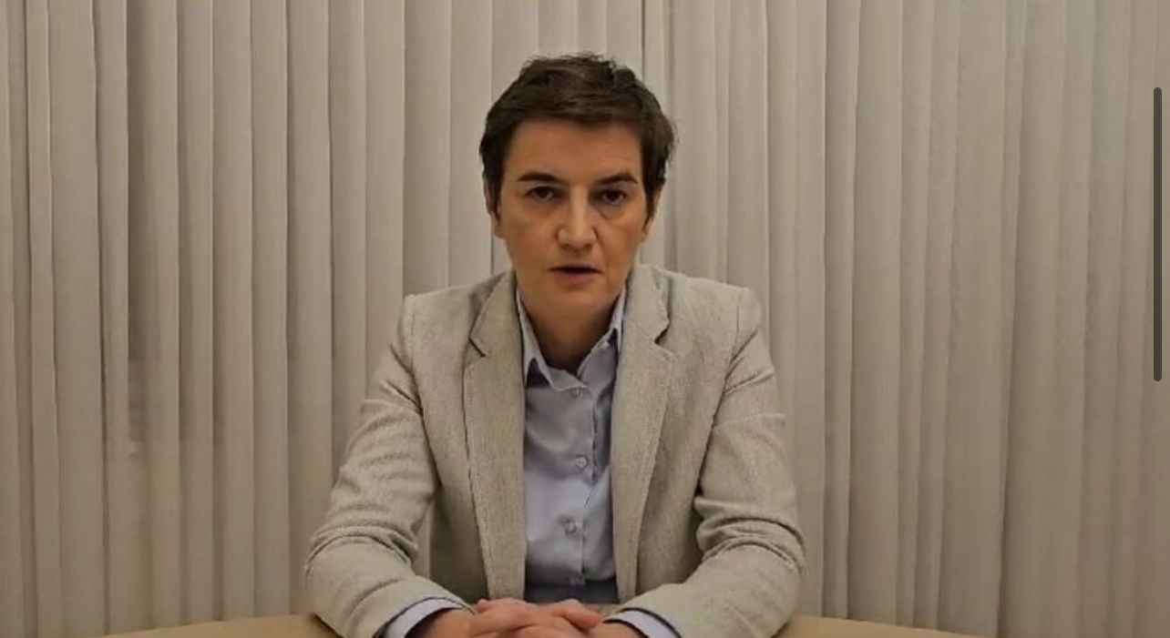 Premijerka Ana Brnabić obraća se javnosti 