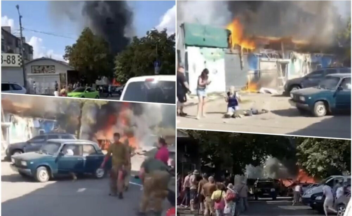 POGOĐENA PIJACA, NAJMANJE 16 MRTVIH! Pogledajte trenutak ruskog udara na ukrajinski grad u Donbasu (VIDEO)