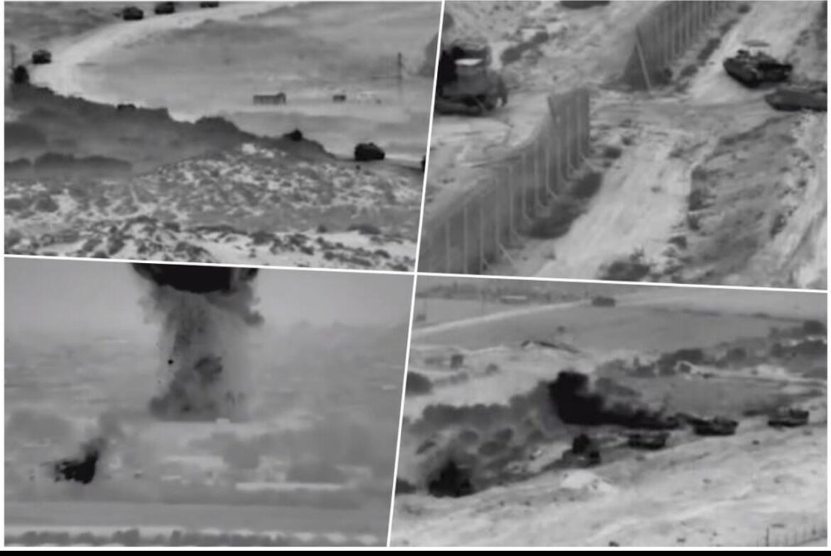 OVAKO SU IZRAELSKI TENKOVI NOĆAS UŠLI U POJAS GAZE! IDF objavio snimak operacije u severnom delu palestinske enklave (FOTO, VIDEO) 