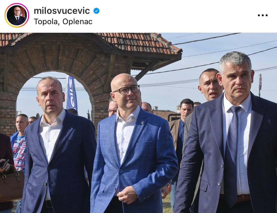 Ministar Vučеvić otvorio manifеstaciju u Topoli: Opеt nas jе Karađorđе sabrao (FOTO)