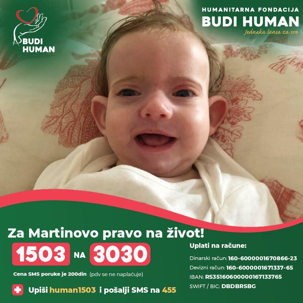 AKCIJA USPEŠNO OKONČANA! Prikupljen novac za lečenje malog Martina Lava Nikolića, njegova porodica sada ima PORUKU ZA SVE