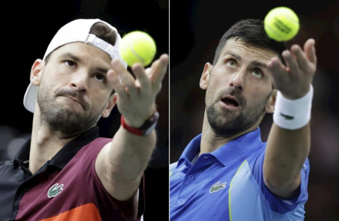 UŽIVO! ĐOKOVIĆ – DIMITROV: Novak protiv bratka Griše juri 7. titulu u Parizu i 40. trofej na mastersima