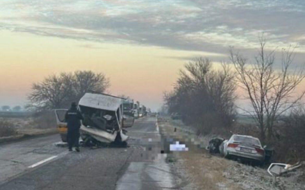 Prve fotografije s mesta teškog sudara s kamionom kod Zrenjanina: Automobil sleteo s puta, mladić poginuo