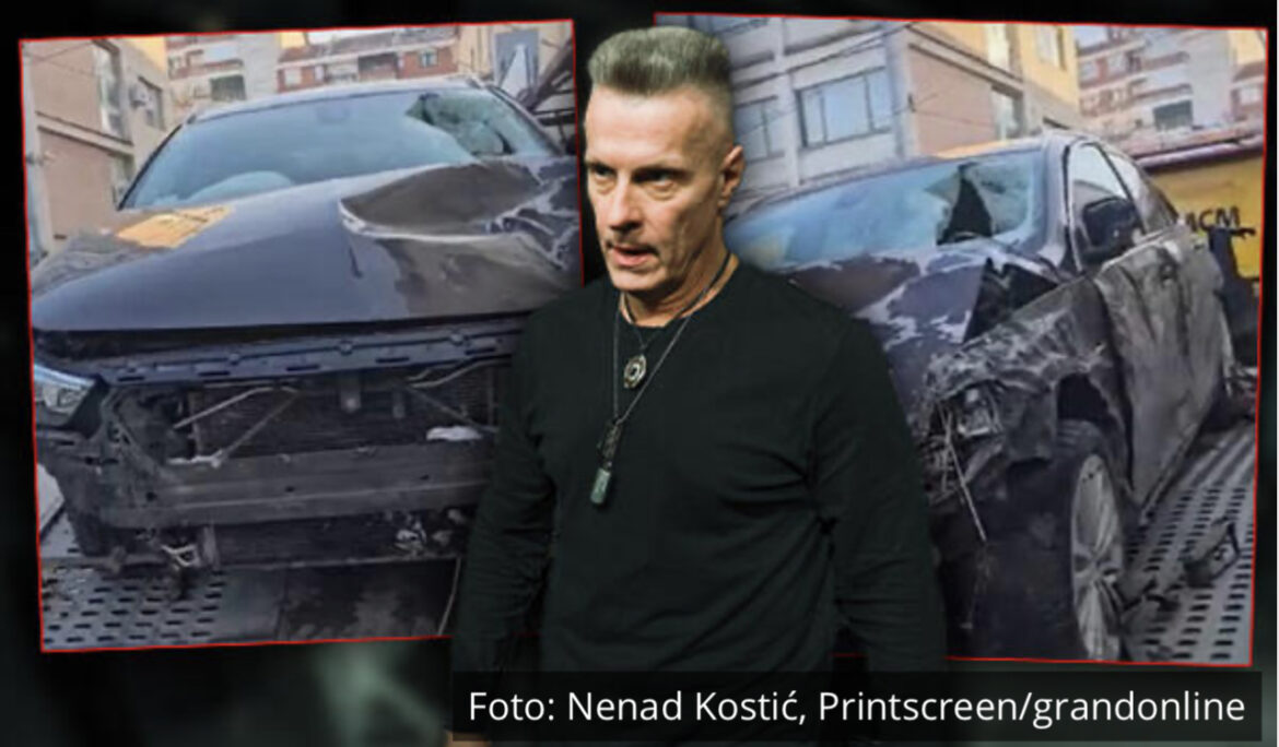 PRVE SLIKE UNIŠTENOG AUTA ĐORĐA DAVIDA NAKON STRAVIČNE NESREĆE U MAKEDONIJI! Vozilo totalno smrskano, završio na OTPADU