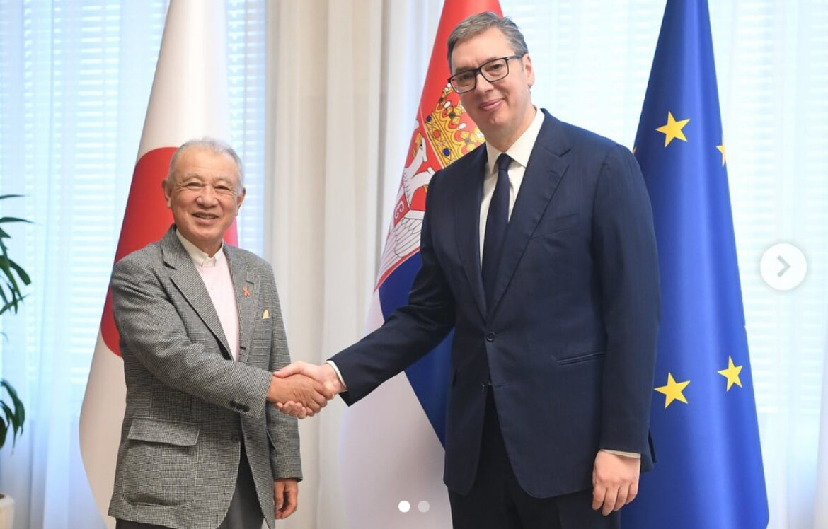 VELIKA ČAST ZA MENE I NAŠU ZEMLJU: Predsednik Srbije sa predsednikom Japanske fondacije „Nippon“ (FOTO)