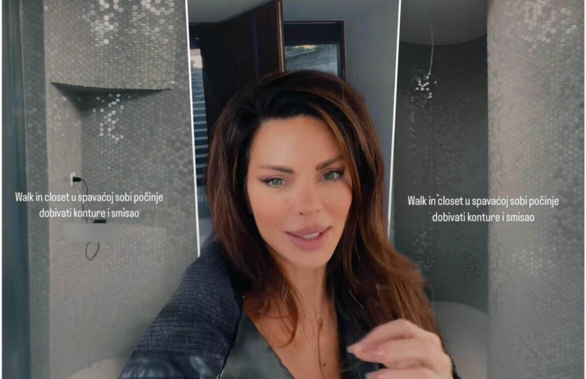 WC I SPAVAĆU SOBU DELI SAMO ORMAR! Nikolina Pišek pokazala kako oprema vilu od 1.700.000 €: Ne mogu opisati koliko je uzbudljivo! 