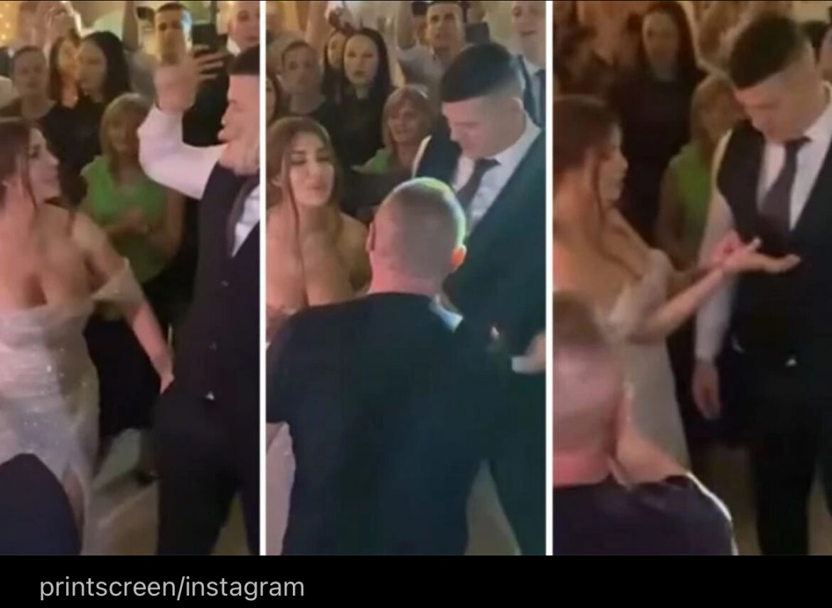 JELENA NAPRAVILA HAOS NA SVADBI: Zavukla Slobi ruku u DŽEP, pa je oblio HLADAN ZNOJ: Ovome se nije nadala (FOTO)