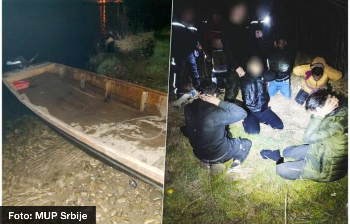 ČAMCEM PREKO DRINE PREVOZIO 12 MIGRANATA: Kad je ugledao policiju skočio u reku, usledilo hapšenje (FOTO) 