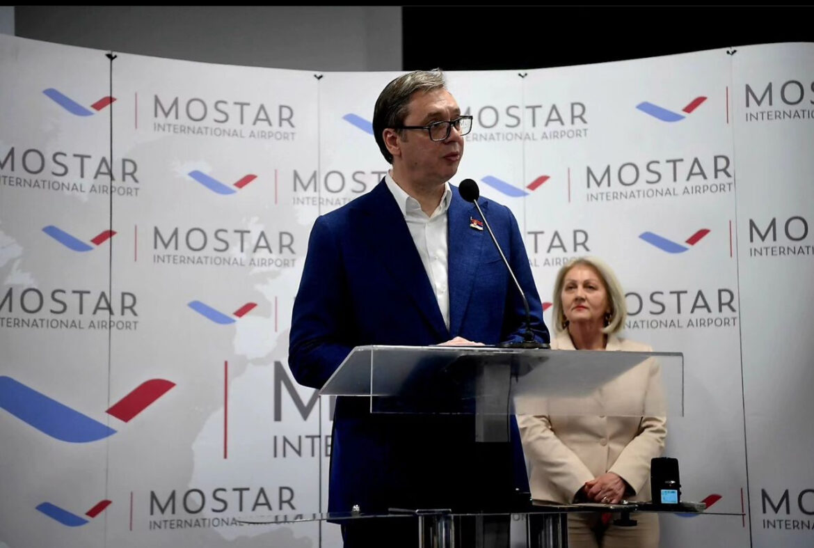 Vučić se oglasio i poručio: „Osećamo se kao kod kuće ovde u Mostaru i pripremamo se za Vaskršnji sabor u maju!“ (FOTO) 