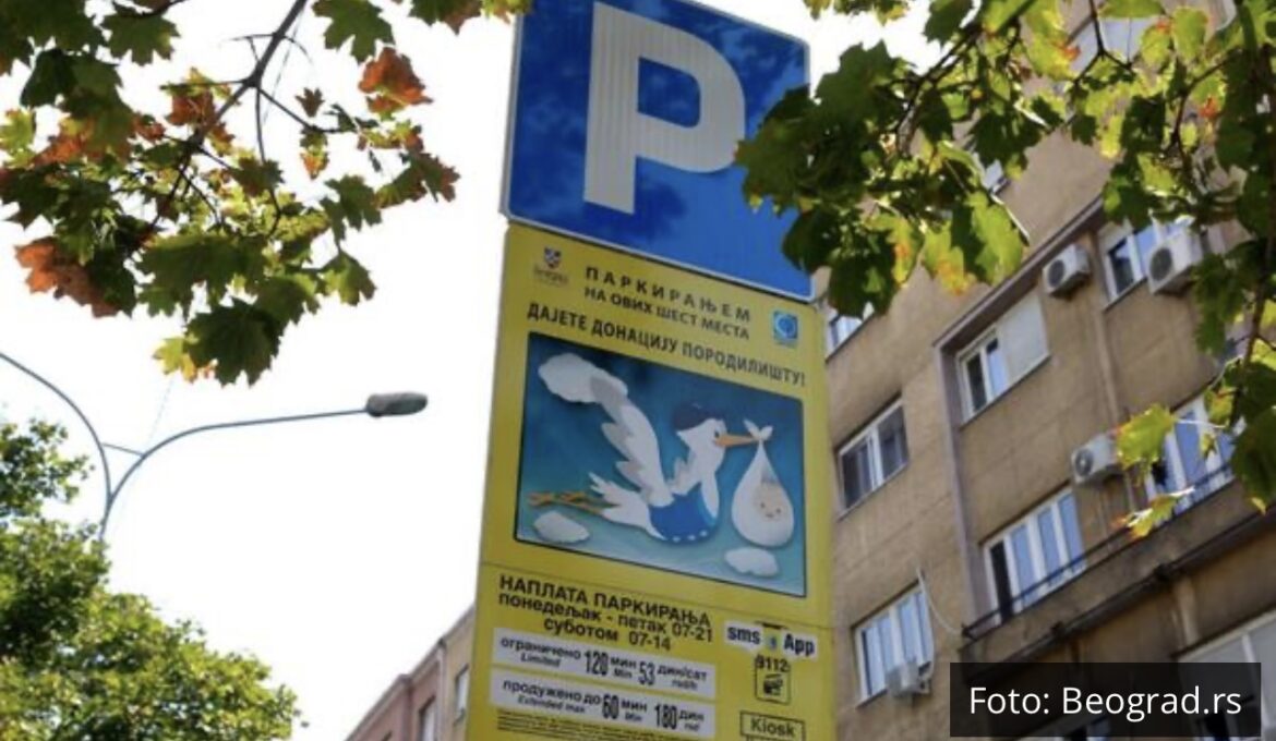 AKCIJA „BEBI PARKING-MESTA”: Pomoć porodilištima putem naplate parkiranja FOTO