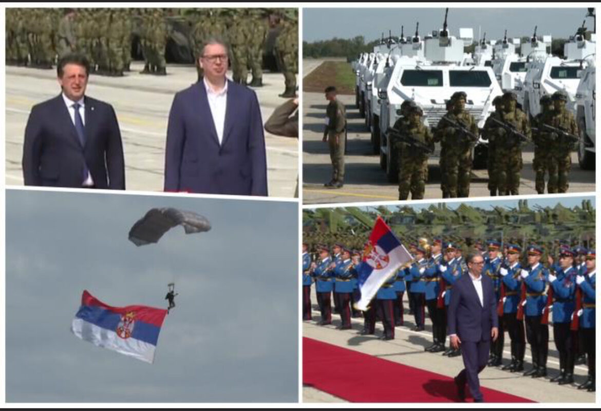 UŽIVO „ZASTAVA 2024“ – VELIKI PRIKAZ SPOSOBNOSTI VOJSKE SRBIJE: Predsednik Vučić na aerodromu u Batajnici, više od 6.000 vojnika spremno za vežbu