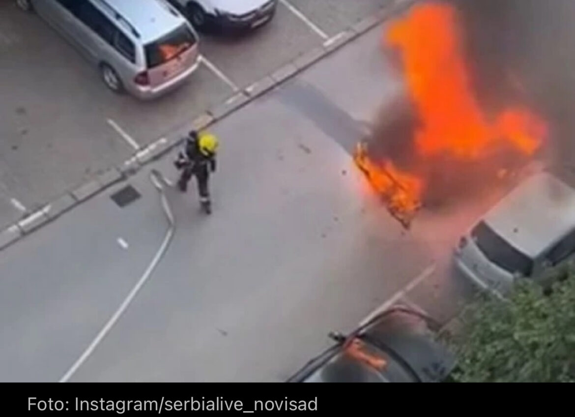 UHAPŠEN SMEDEREVSKI PIROMAN! Išao po gradu i palio ŠTA JE STIGAO, stradali kontejner, klupa, gomile kartona…