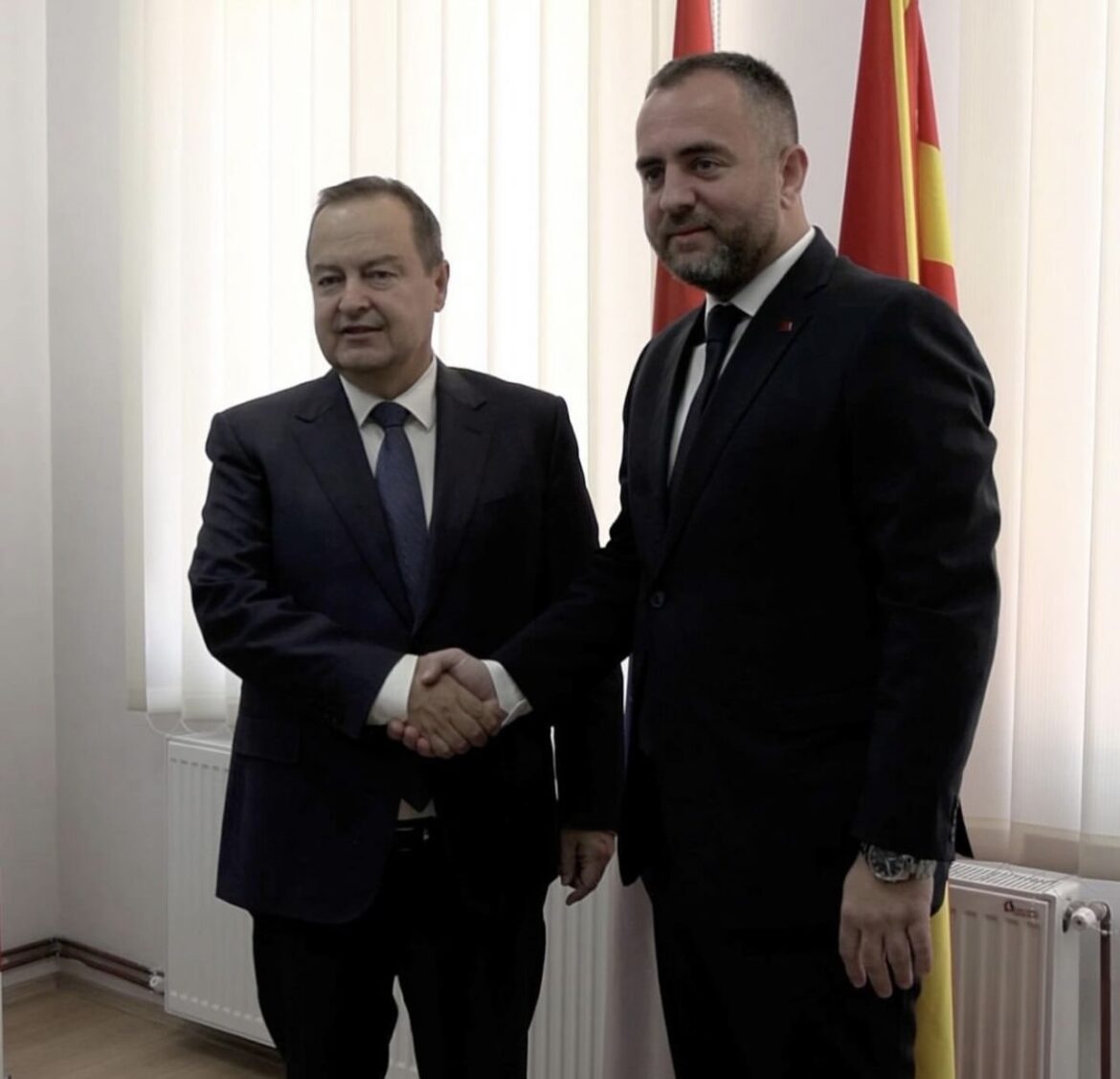 Dačić se u Kumanovu sastao sa ministrom unutrašnjih poslova Republike Severne Makedonije Pančetom Toškovskim