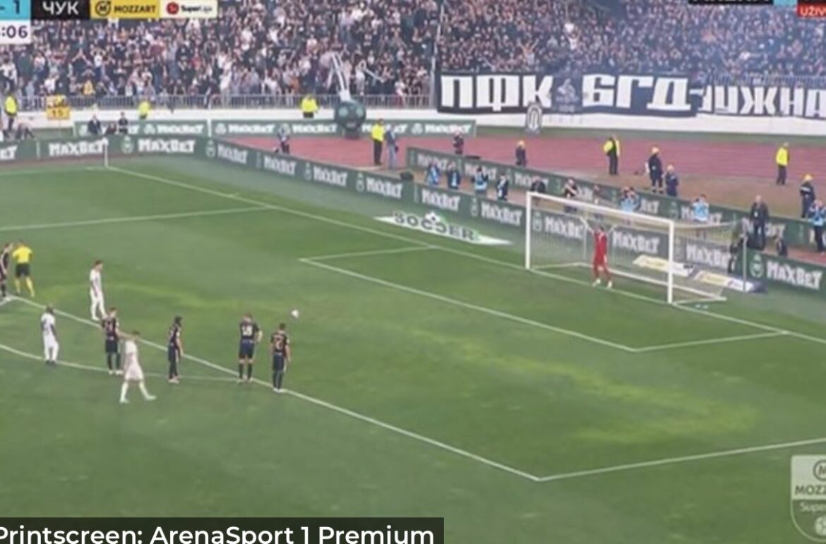 Pogledajte kako je Partizan dobio penal i izjednačio protiv Čukaričkog