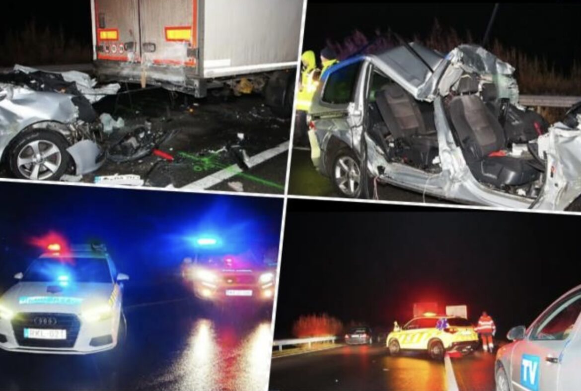 (VIDEO) PRVI SNIMAK NESREĆE U KOJOJ JE POGINUO BRAČNI PAR IZ SRBIJE! Automobil SMRSKAN, porodica se sudarila sa srpskim kamionom? Detalji stravičnog udesa!
